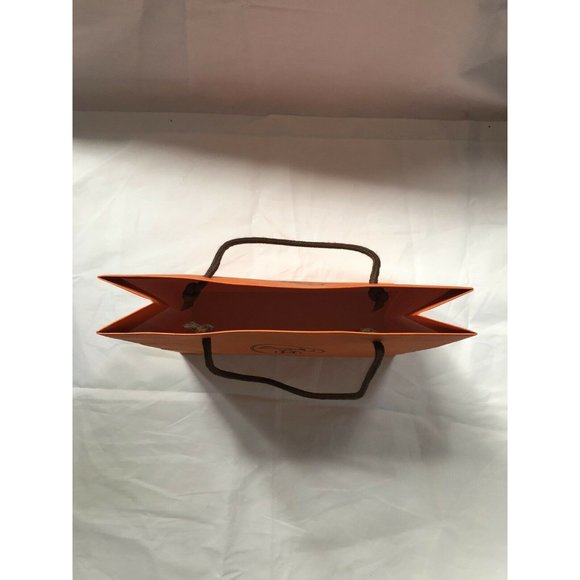 Hermes Reusable Paper Shopping Bag Gift Orange 11.7" x 11.6" x 4" - Picture 8 of 12